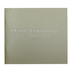 Pre-Owned 2013 UK Queen Elizabeth II Coronation Anniversary 5oz Proof Silver Coin - VAT Free