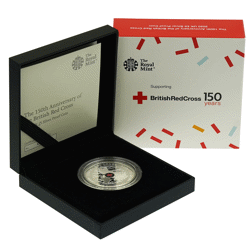 Pre-Owned 2020 UK 150th Anniversary of the Red Cross £5 Proof Silver Coin - VAT Free