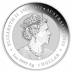 2023 Australian Chinese Myths and Legends Dragon and Koi 1oz