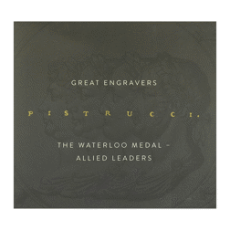 Pre-Owned 2024 UK The Waterloo Medal - Allied Leaders 2oz Proof Silver Coin