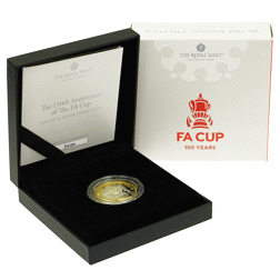 Pre-Owned 2022 UK 150th Anniversary of the FA Cup £2 Proof Silver Coin - VAT Free