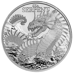 Pre-Owned 2024 Niue Sea Serpent 1oz Silver Coin - VAT Free