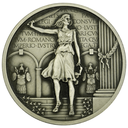 Pre-Owned UK Royal Mint Masterpiece: Britannia 250g Silver Medal