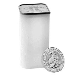 2025 UK Tudor Beasts Greyhound of Richmond 2oz Silver Coin