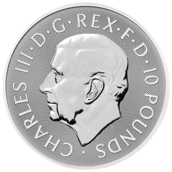 2025 UK Tudor Beasts Greyhound of Richmond 10oz Silver Coin