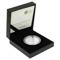 Pre-Owned 2009 Guernsey Admiral Lord Horatio Nelson £5 Proof Silver Coin - VAT Free
