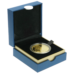 Pre-Owned 2012 UK Queen Elizabeth II Diamond Jubilee £5 Gold Plated Proof Design Silver Coin - VAT Free