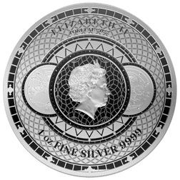 Pre-Owned 2022 Tokelau Chronos 1oz Silver Coin - VAT Free