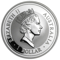 Pre-Owned 1997 Australian Kookaburra 1oz Silver Coin - VAT Free