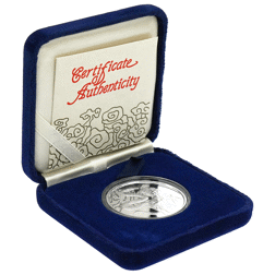 Pre-Owned 1989 Singapore Lunar Snake 1oz Proof Silver Coin - VAT Free