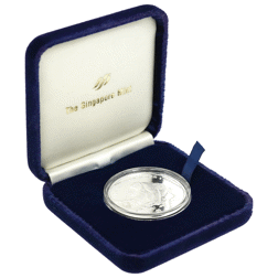Pre-Owned 1992 Singapore Lunar Monkey 1oz Proof Silver Coin - VAT Free