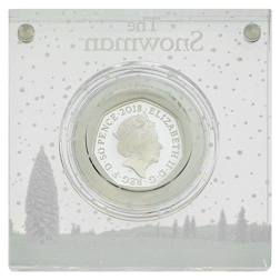 Pre-Owned 2018 UK 'The Snowman' 50p Proof Silver Coin - Gift Presentation - VAT Free