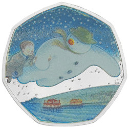Pre-Owned 2018 UK 'The Snowman' 50p Proof Silver Coin - Gift Presentation - VAT Free