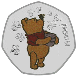 Pre-Owned Winnie the Pooh Silver Medal