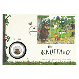 Pre-Owned 2019 UK The Gruffalo 50p Proof Silver Coin in Stamp Cover - VAT Free