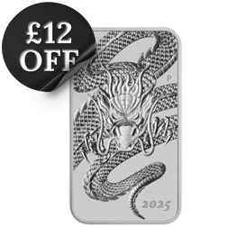 2025 Australian Dragon Rectangular 1oz Silver Coin