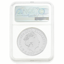 Pre-Owned 2020 UK Three Graces 2oz Proof Silver Coin - NGC Graded PF68 - 6031268-015