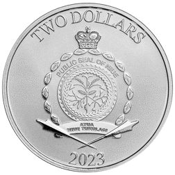 Pre-Owned 2023 Niue Disney Mickey Mouse and Donald Duck 1oz Silver Coin - VAT Free