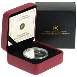 Pre-Owned 2009 Canadian 'Flight In Canada' 1 Dollar Silver Coin - VAT Free