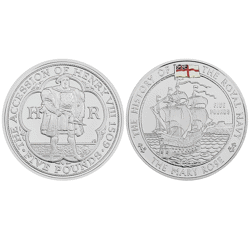 Pre-Owned 2009 UK Henry VIII and Mary Rose £5 Proof Silver 2-Coin Set - VAT Free