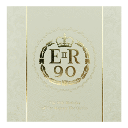 Pre-Owned 2016 UK 90th Birthday of Queen Elizabeth II £5 Proof Silver Coin - VAT Free