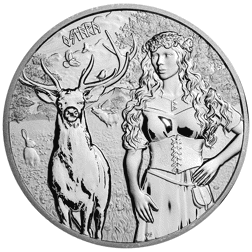 Pre-Owned 2023 Germania Valkyries: Ostara 1oz Silver Coin - VAT Free