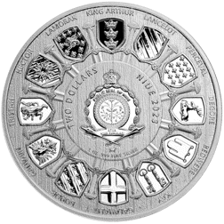 Pre-Owned 2023 Niue Camelot - Arthur Pendragon 1oz Silver Coin - VAT Free