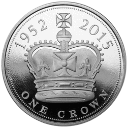 Pre-Owned 2015 UK The Longest Reigning Monarch £5 Proof Design Silver Coin - VAT Free