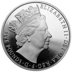 Pre-Owned 2015 UK The Longest Reigning Monarch £5 Proof Design Silver Coin - VAT Free