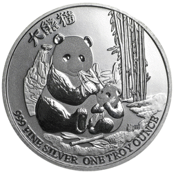 Pre-Owned 2017 Niue Giant Panda 1oz Silver Coin - VAT Free