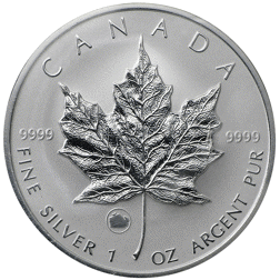 Pre-Owned 2009 Canadian Maple Privy Ox 1oz Silver Coin - VAT Free