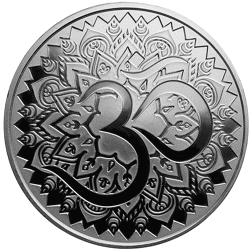 Pre-Owned 2017 Silver Shield Aum Eternal Wisdom 1oz Silver Round