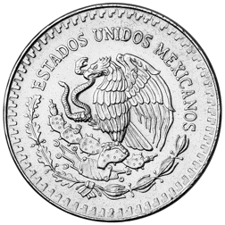 Pre-Owned 1989 Mexican Libertad 1oz Silver Coin - VAT Free