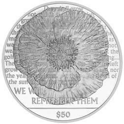 Pre-Owned 2008 Solomon Islands Royal Mint WWI 90th Anniversary 5oz Proof Design Silver Coin - VAT Fr