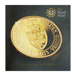 Pre-Owned 2013 UK 350th Anniversary of the Guinea £2 Piedfort Proof Silver Coin - VAT Free