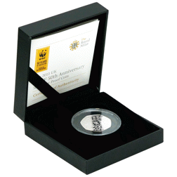 Pre-Owned 2011 UK WWF 50p Proof Silver Coin - VAT Free