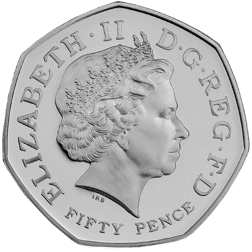 Pre-Owned 2011 UK WWF 50p Proof Silver Coin - VAT Free