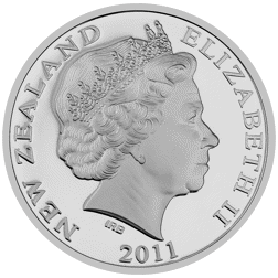 Pre-Owned 2011 New Zealand All Blacks 1oz Proof Silver Coin - VAT Free