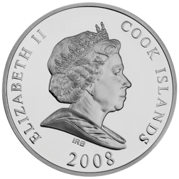 Pre-Owned 2008 Cook Islands Big Ben $10 3D Proof Silver Coin - VAT Free