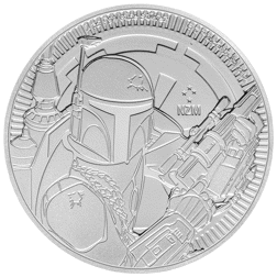 Pre-Owned 2020 Niue Star Wars Boba Fett 1oz Silver Coin - VAT Free