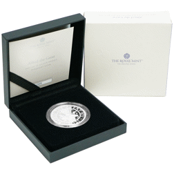 Pre-Owned 2021 UK Alfred the Great £5 Piedfort Proof Silver Coin - VAT Free