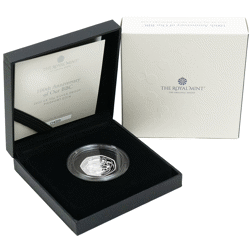 Pre-Owned 2022 UK BBC 100th Anniversary 50p Piedfort Proof Silver Coin - VAT Free