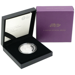 Pre-Owned 2017 UK House of Windsor Centenary £5 Piedfort Proof Silver Coin - VAT Free