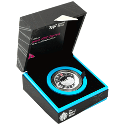 Pre-Owned 2012 UK London Olympics £5 Piedfort Proof Silver Coin - VAT Free