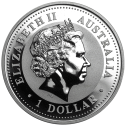 Pre-Owned 2007 Australian Kookaburra 1oz Gilded Silver Coin - VAT Free