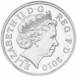 Pre-Owned 2010 UK Capital Cities: Belfast £1 Piedfort Proof Silver Coin - VAT Free