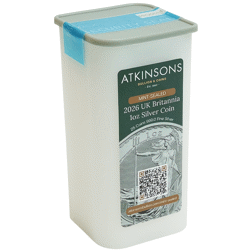 2026 UK Britannia 1oz Silver Coin - Mint-Sealed Tube of 25 Coins