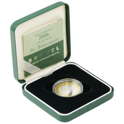 Pre-Owned 2006 UK Brunel Achievements £2 Proof Silver Coin - VAT Free
