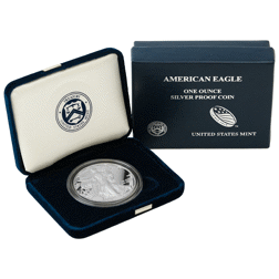 Pre-Owned 2011 USA Eagle 1oz Proof Silver Coin - VAT Free