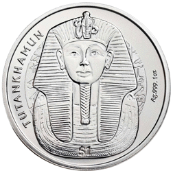 Pre-Owned 2023 Sierra Leone Tutankhamun 1oz Silver Coin - VAT Free